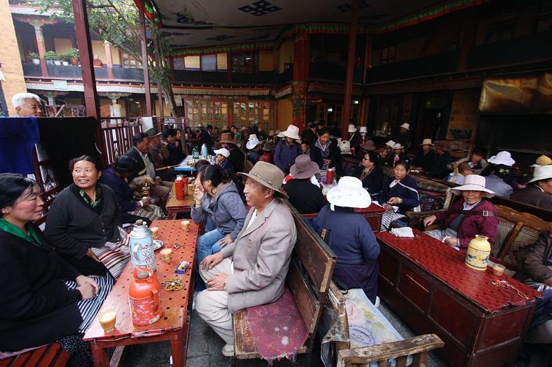 019 Tea time by the Nunnery in Lhasa.jpg